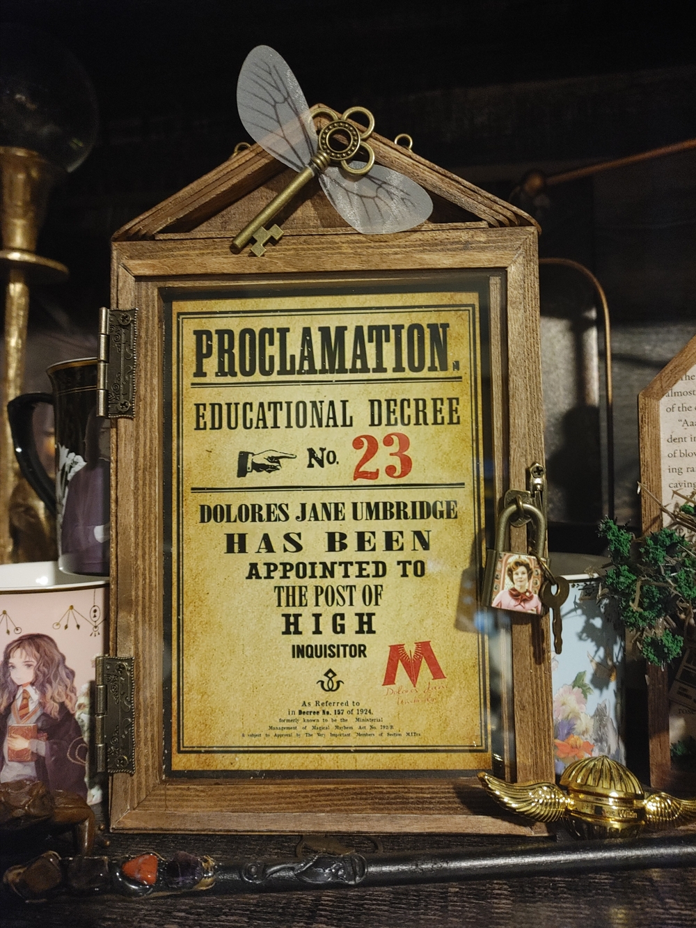 Harry Potter Proclamation # 23 Wood Wall Decor